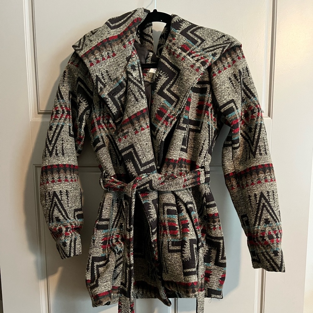 Mossimo tribal print winter coat